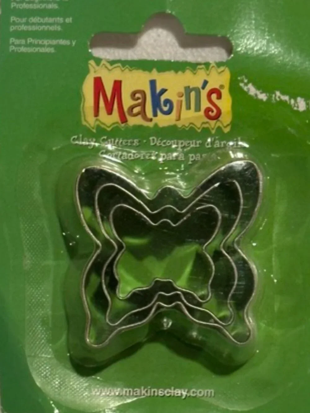 NEW Makin's 3-piece Butterfly Clay Cutters